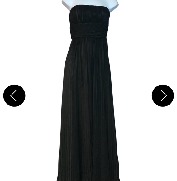 BCBGMAXAZRIA Women's Strapless Evening Dress Black - Picture 1 of 7